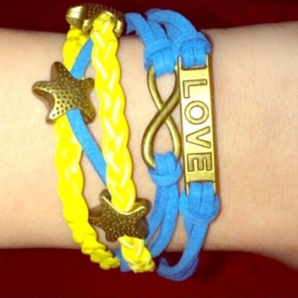 infinity star Jewelry - Love Infinity Star Braided Bracelet with Adjustable clasp.